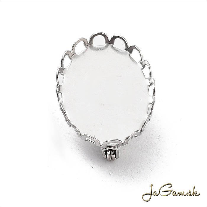 Brošňový mostík CHIRURGICKÁ OCEĽ 13x18mm-2ks (CH1815)